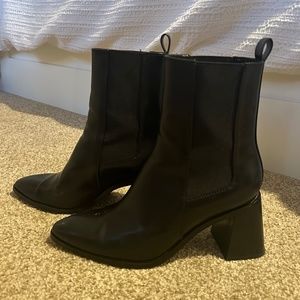 Black Heeled Boots